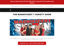 Tablet Screenshot of mag7show.com